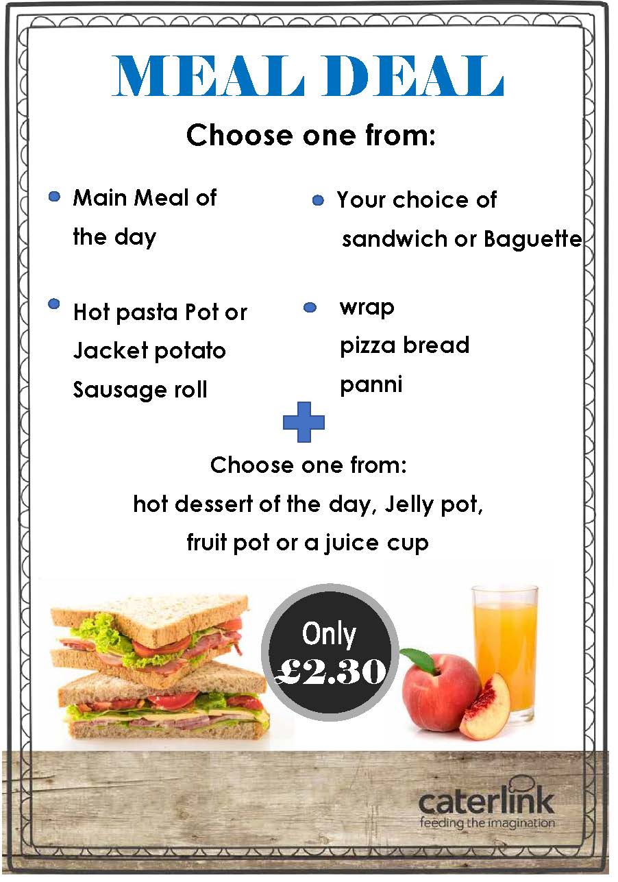 Meal Deal Poster centre